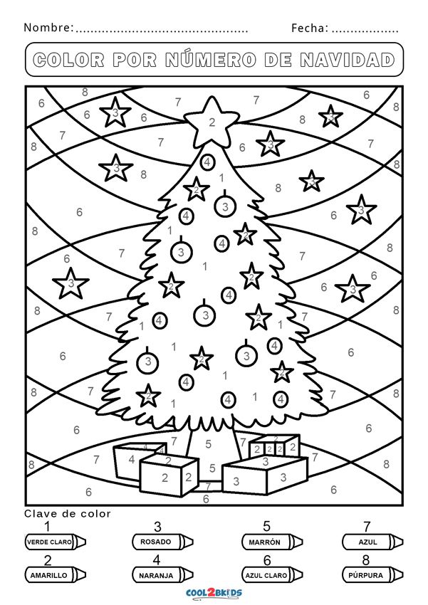 15 Christmas Tree Coloring Pages for Kids Printable 14