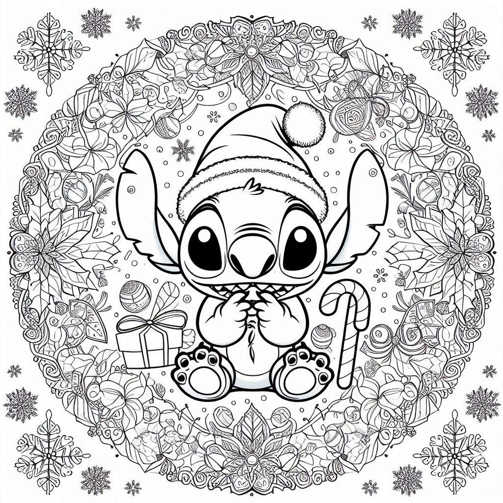 39+ Christmas Stitch Coloring Pages Free Printable 30