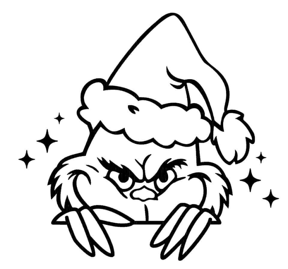 39+ Christmas Stitch Coloring Pages Free Printable 9