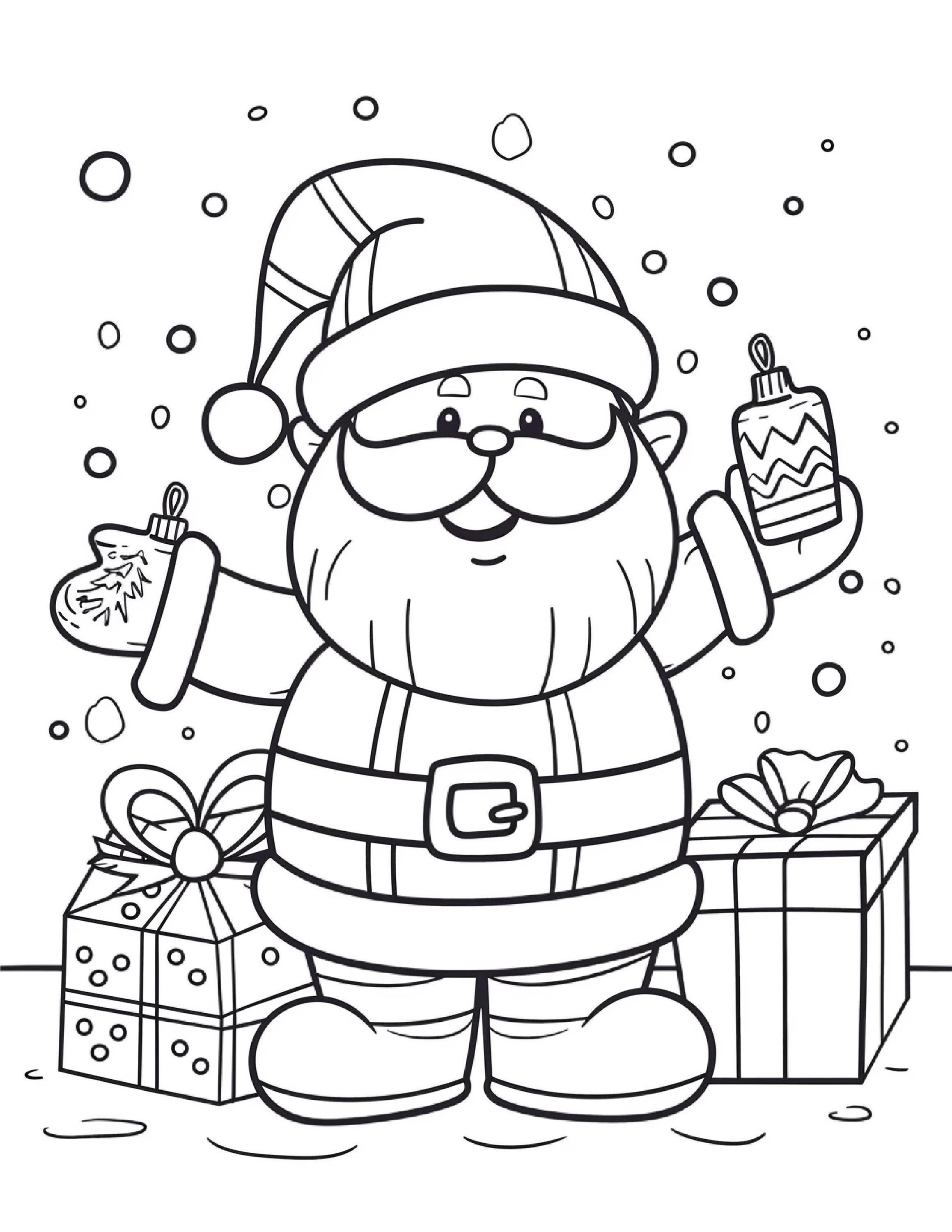 43 Christmas Tree Coloring Pages for Kids Free Printable 1