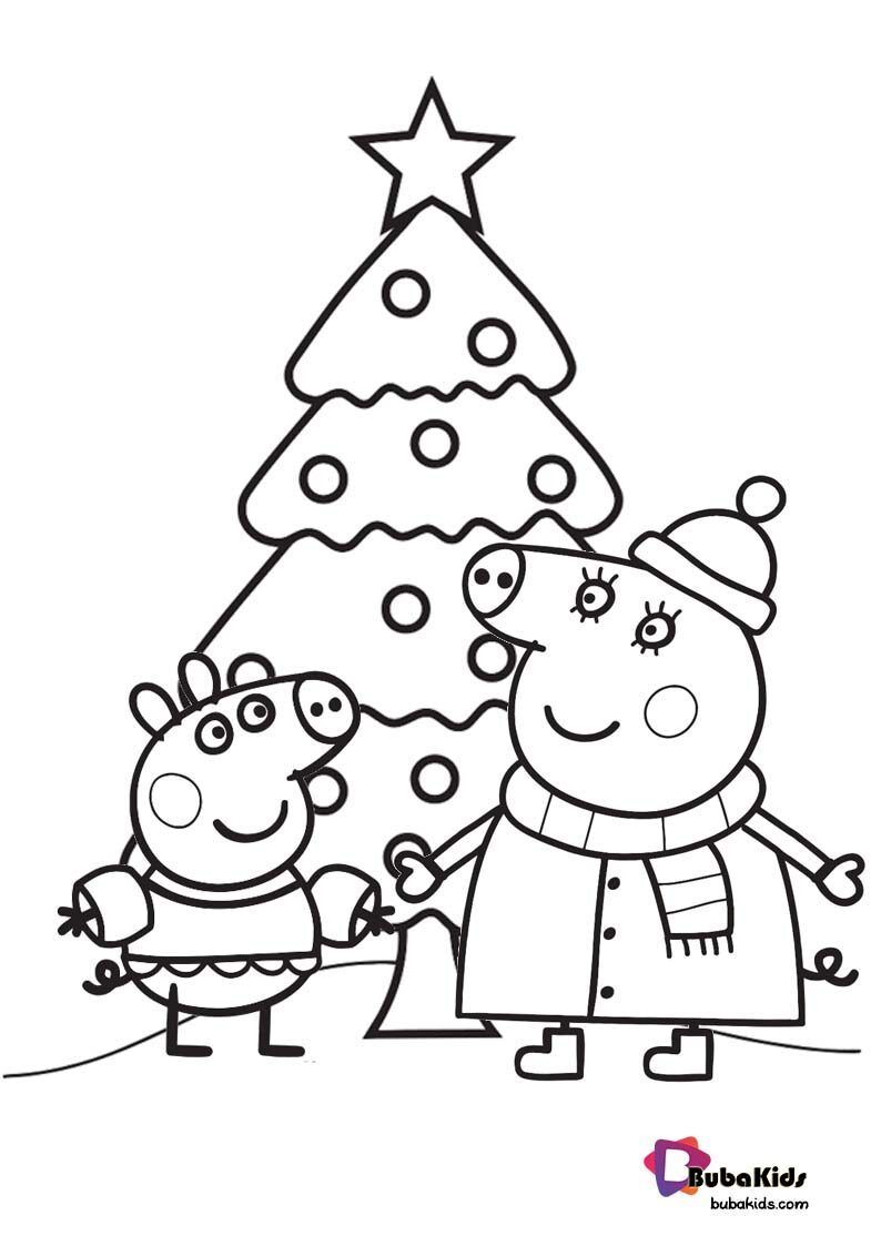 43 Christmas Tree Coloring Pages for Kids Free Printable 10