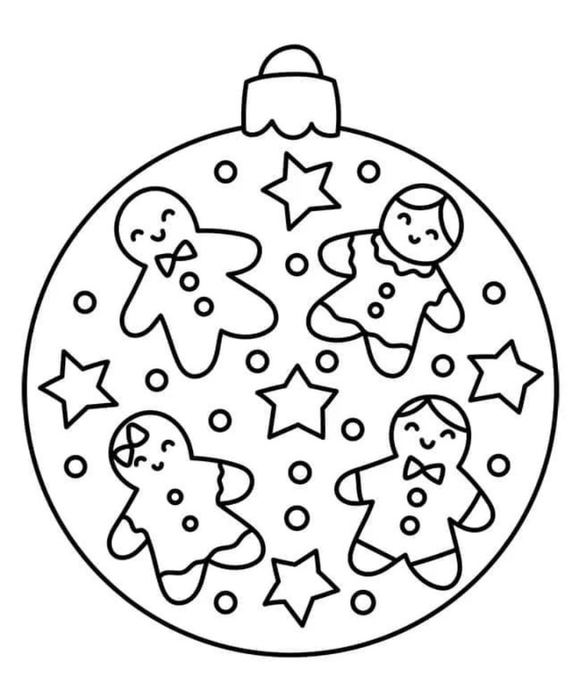 43 Christmas Tree Coloring Pages for Kids Free Printable 20