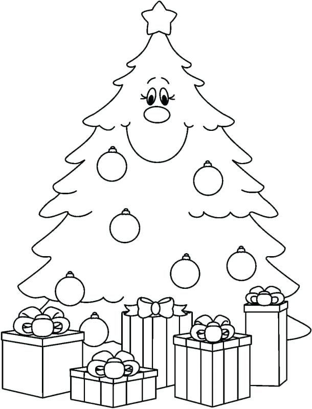 43 Christmas Tree Coloring Pages for Kids Free Printable 26