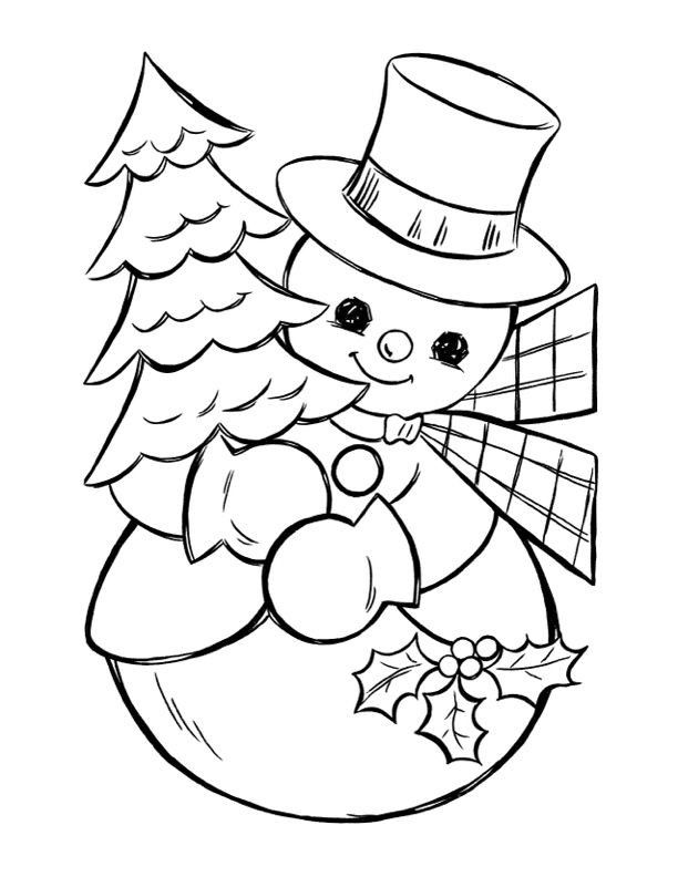 43 Christmas Tree Coloring Pages for Kids Free Printable 27