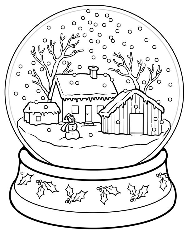 43 Christmas Tree Coloring Pages for Kids Free Printable 29