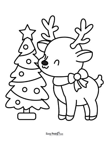 43 Christmas Tree Coloring Pages for Kids Free Printable 35