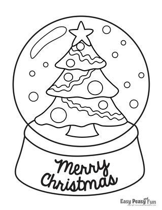 43 Christmas Tree Coloring Pages for Kids Free Printable 42