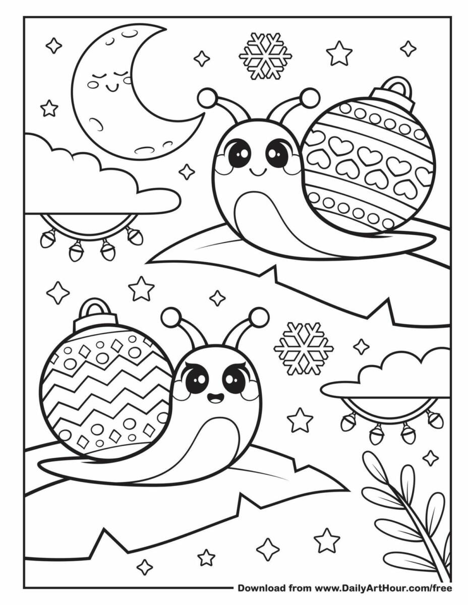 68 Christmas Coloring Pages Edition for Adult 10