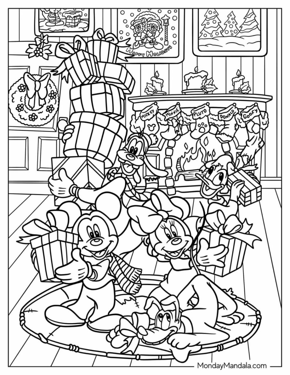 68 Christmas Coloring Pages Edition for Adult 18