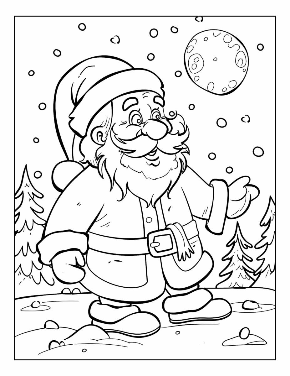 68 Christmas Coloring Pages Edition for Adult 2