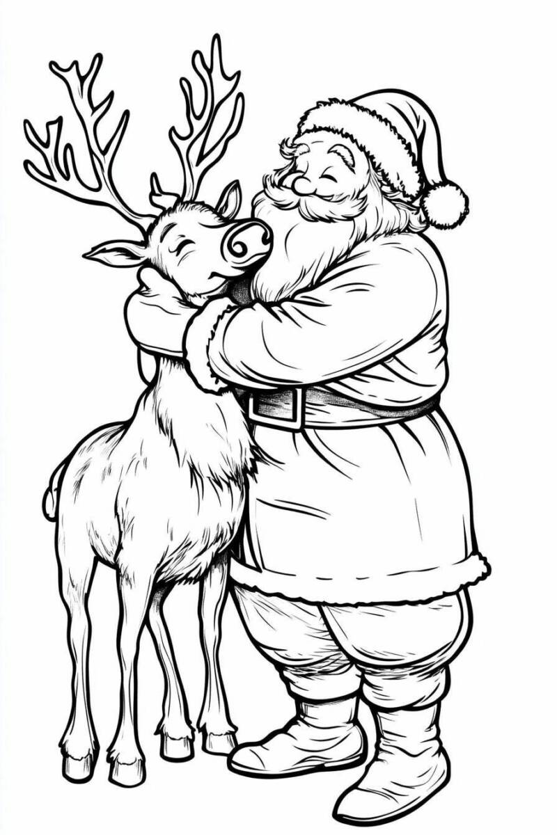 68 Christmas Coloring Pages Edition for Adult 22