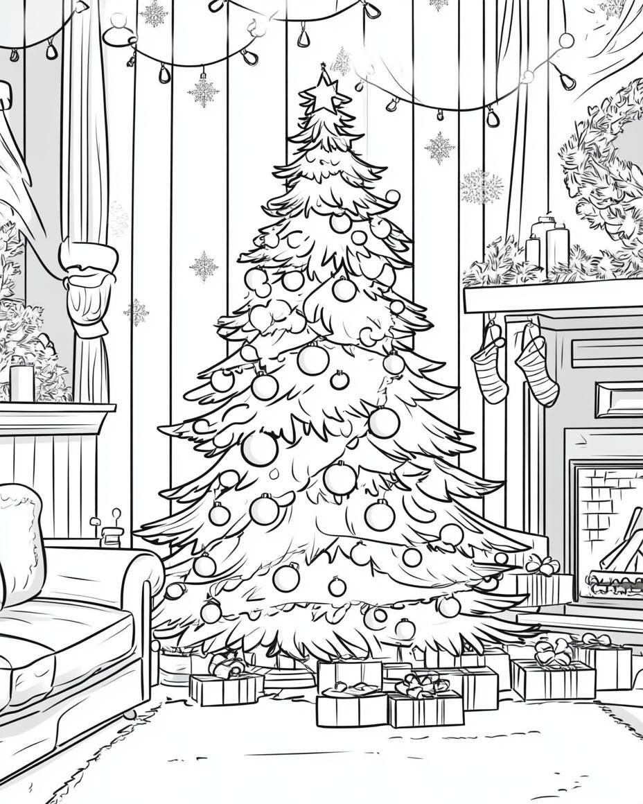 68 Christmas Coloring Pages Edition for Adult 24