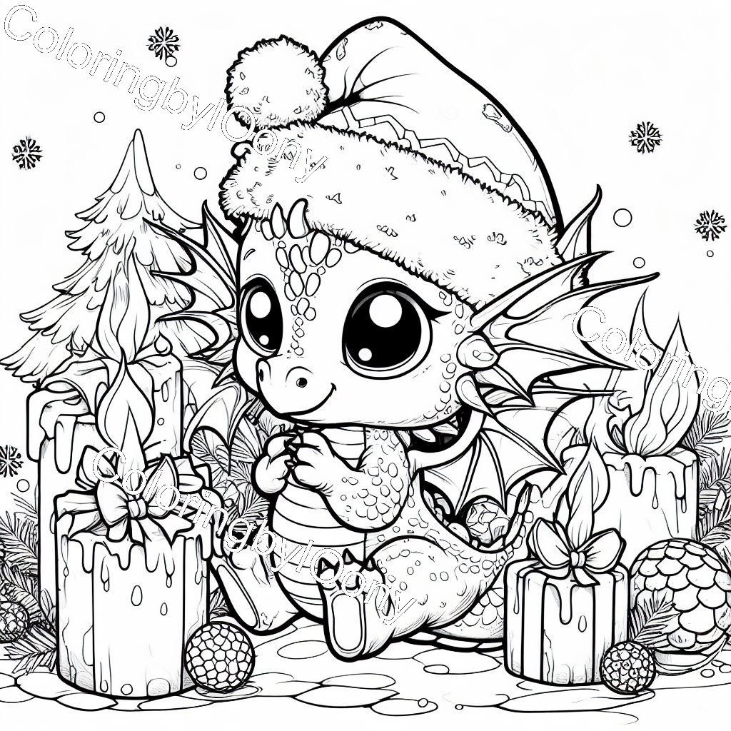 68 Christmas Coloring Pages Edition for Adult 25