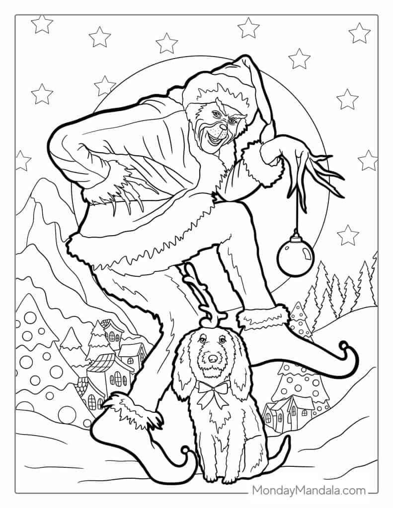 68 Christmas Coloring Pages Edition for Adult 31