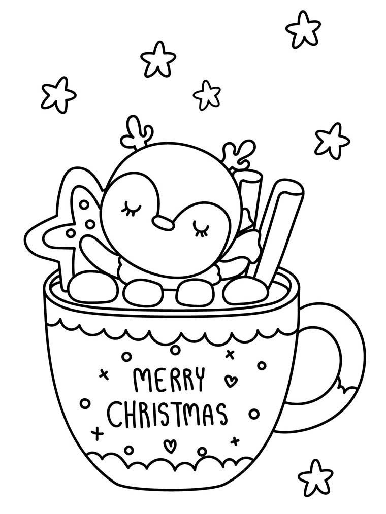 68 Christmas Coloring Pages Edition for Adult 37