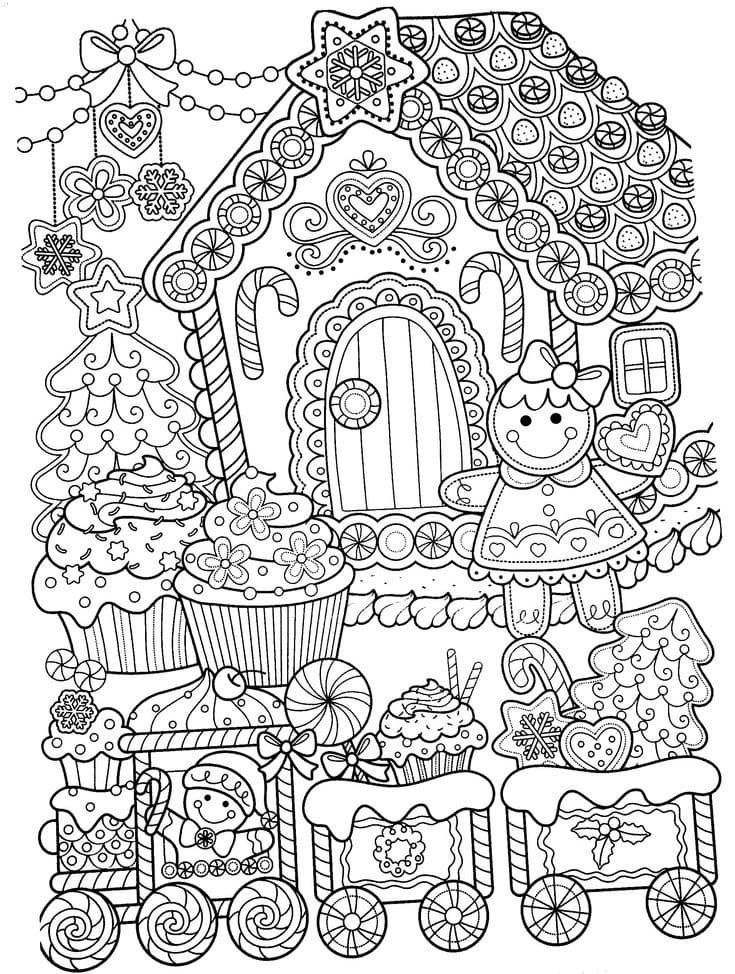 68 Christmas Coloring Pages Edition for Adult 39