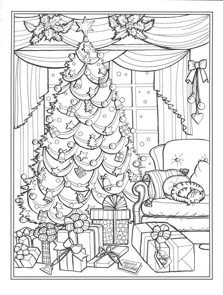 68 Christmas Coloring Pages Edition for Adult 45