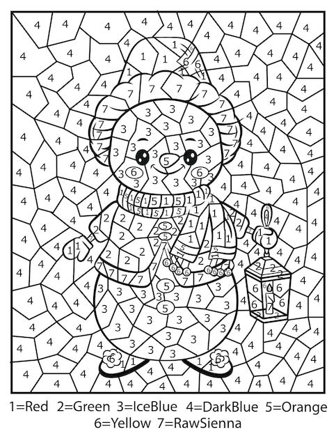 68 Christmas Coloring Pages Edition for Adult 60