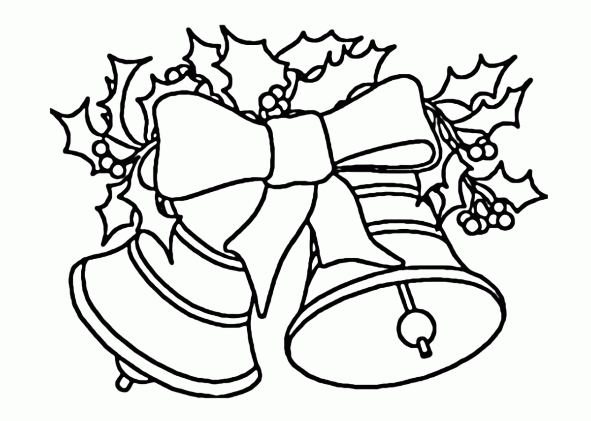 10 Bell Christmas Coloring Pages Free Printable