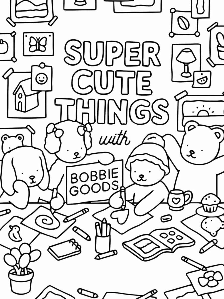 Cozy Super Cute Things Coloring Pages