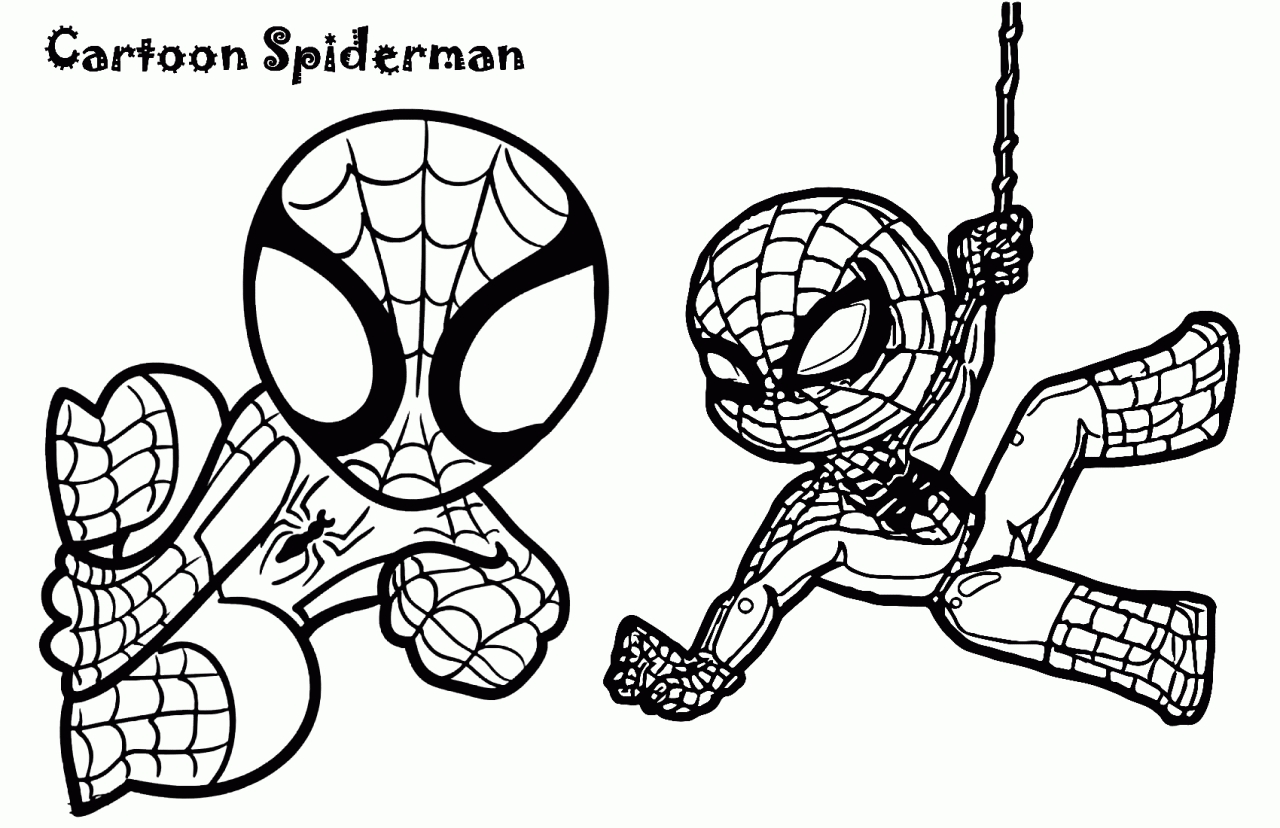 10 Easy Spiderman Coloring Pages Printable PDF for Kids of All Ages