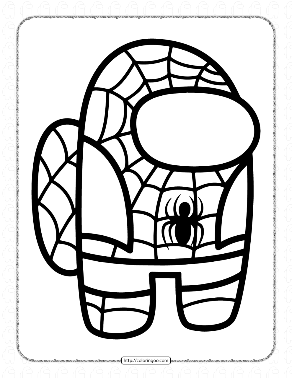 10 Spiderman Coloring Pages Among Us: Unleash Your Inner Web-Slinger!