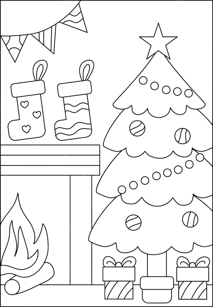 10 Rainbow Christmas Coloring Pages for Kids to Brighten the Holiday Season