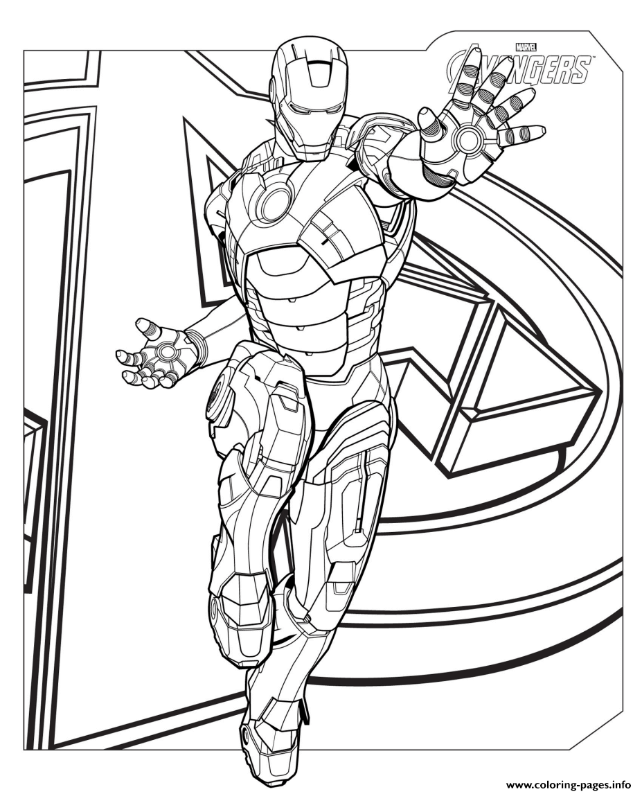 Spiderman and Ironman Coloring Pages Free Printable 23