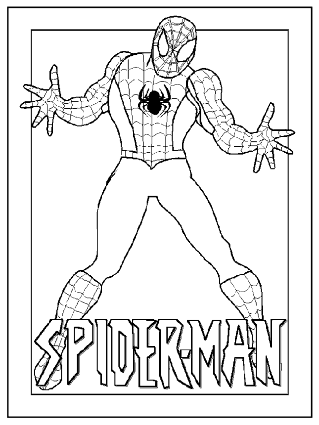 Spiderman Coloring Pages Adult Free Printable 24