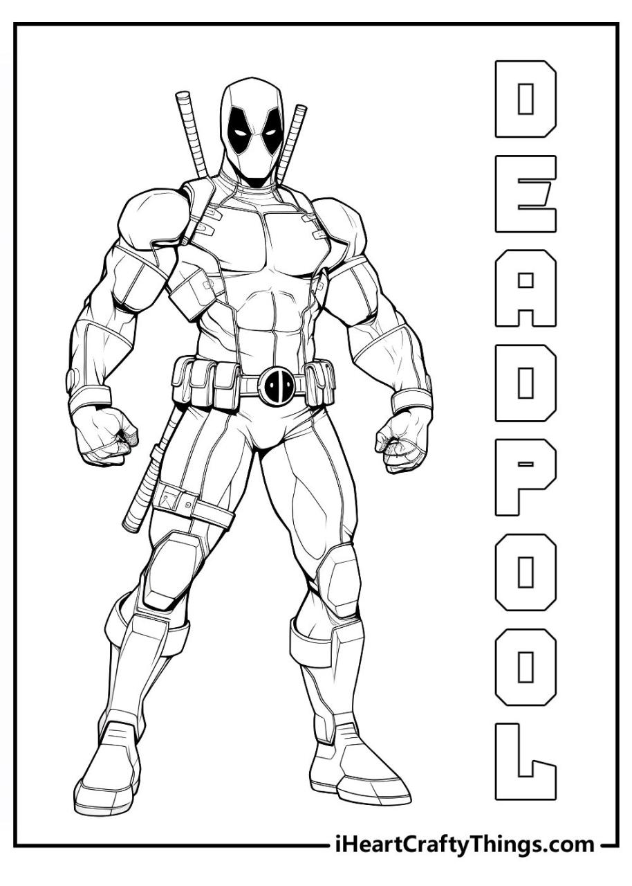 Spiderman Coloring Pages for Kids FREE Printable 24