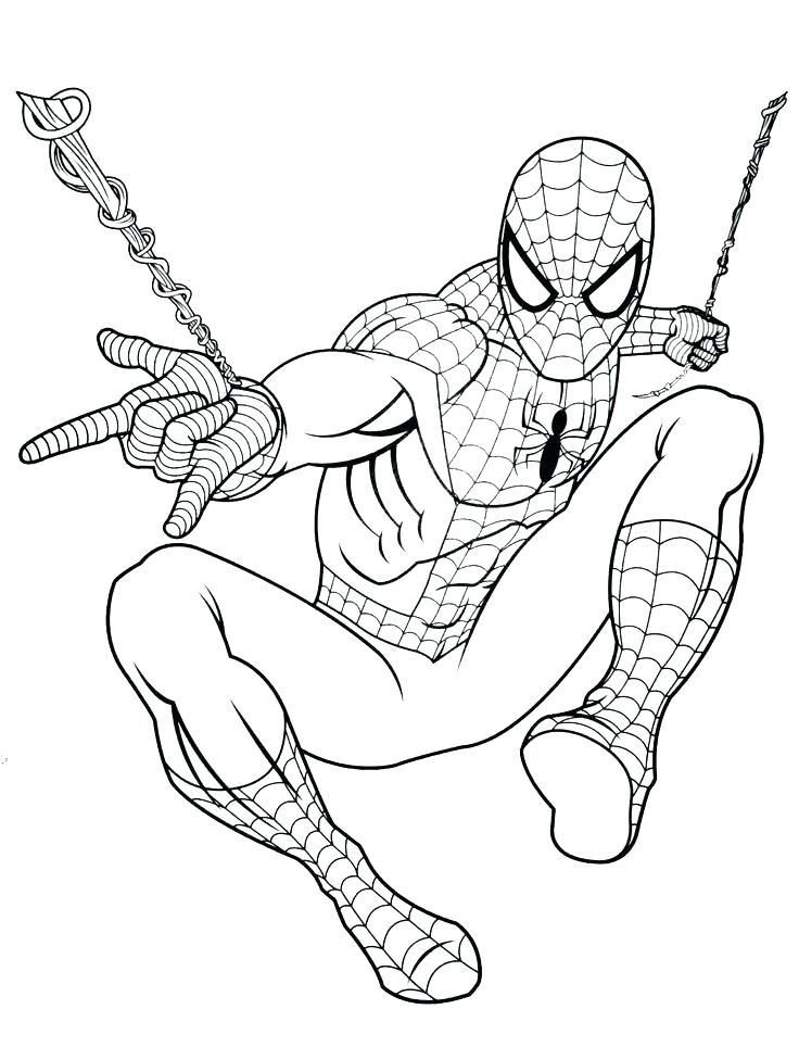 Spiderman Coloring Pages for Kids FREE Printable 45