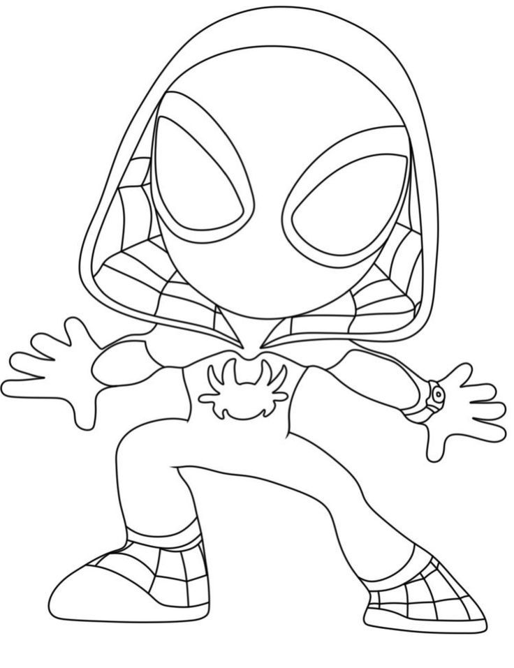 Spiderman Coloring Pages for Kids FREE Printable 46