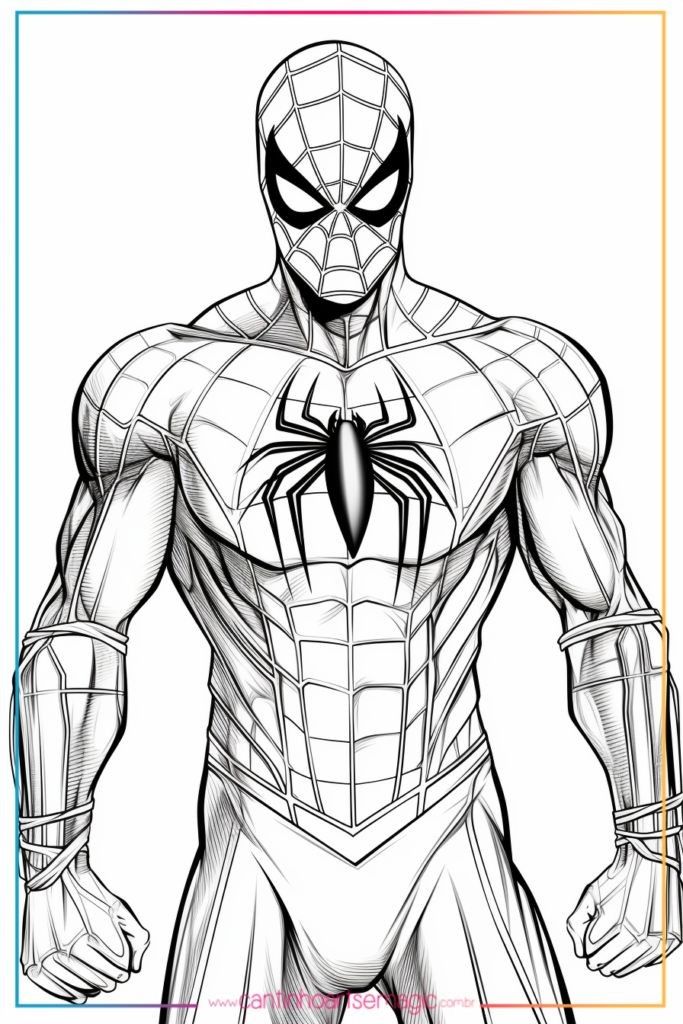 Spiderman Coloring Pages for Kids FREE Printable 50