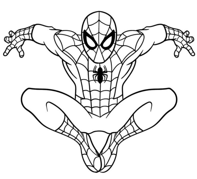 Spiderman Coloring Pages for Kids FREE Printable 57