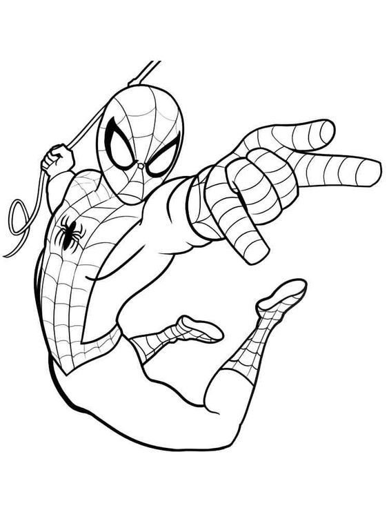 Spiderman Coloring Pages for Kids FREE Printable 66