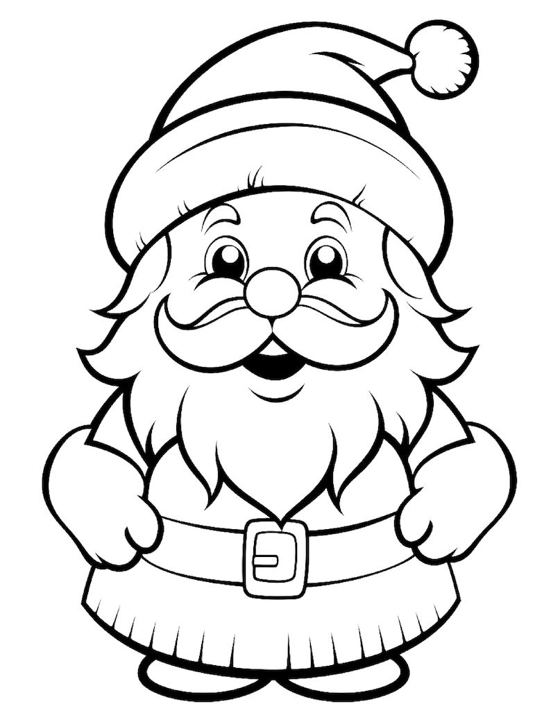 60+ Santa Clause Coloring Pages Special Christmas 24