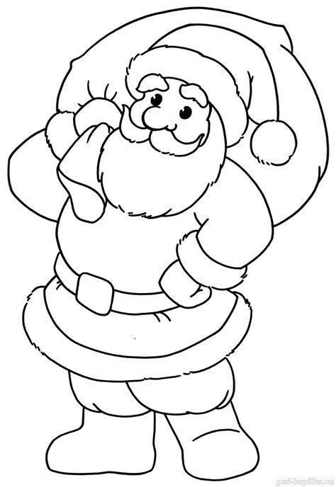 60+ Santa Clause Coloring Pages Special Christmas 3