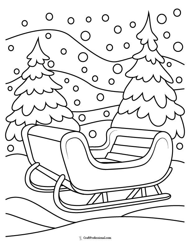 60+ Santa Clause Coloring Pages Special Christmas 8