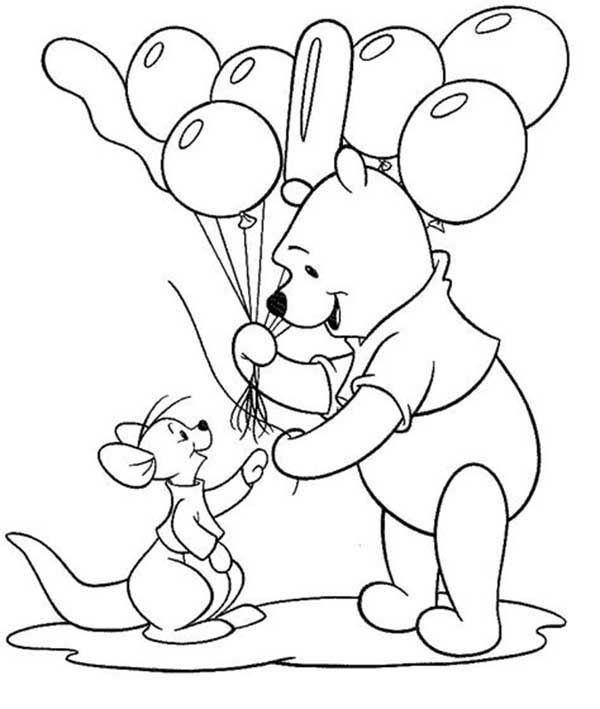 15 24+ Winnie The Pooh Valentine Days Coloring Pages