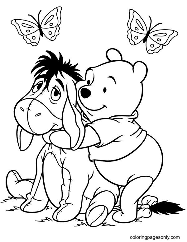 15 24+ Winnie The Pooh Valentine Days Coloring Pages