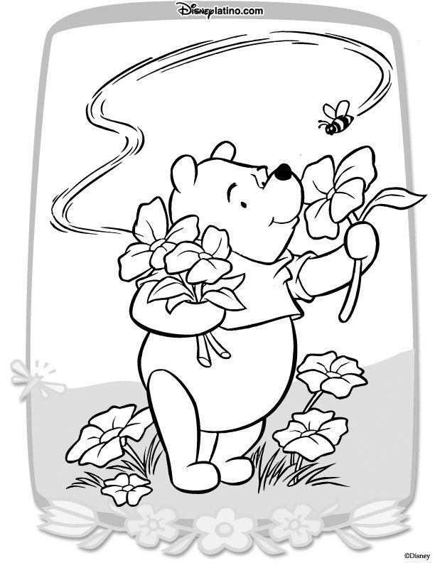 15 24+ Winnie The Pooh Valentine Days Coloring Pages