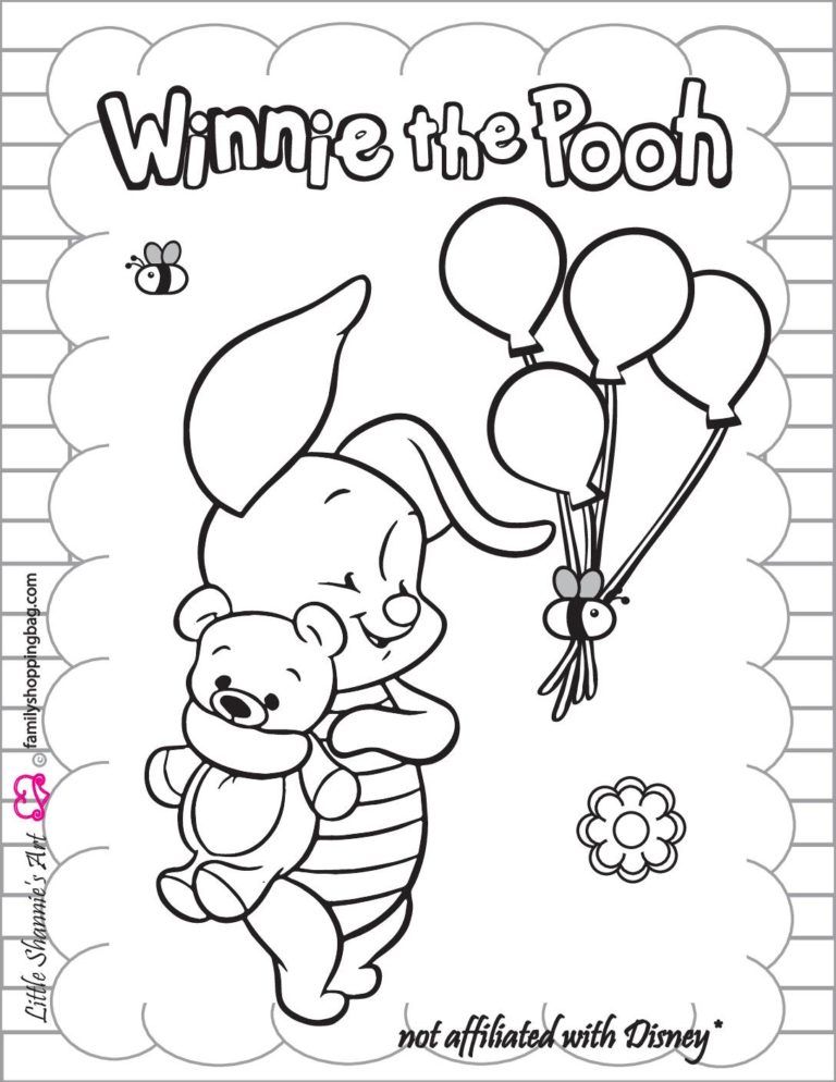 15 24+ Winnie The Pooh Valentine Days Coloring Pages