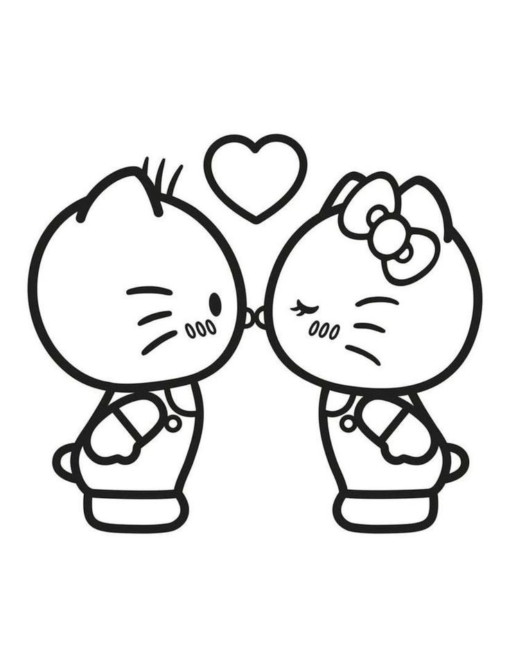 20+ Aesthetic Hello Kitty Valentine’s Day Coloring Sheets: Easy and Fun!