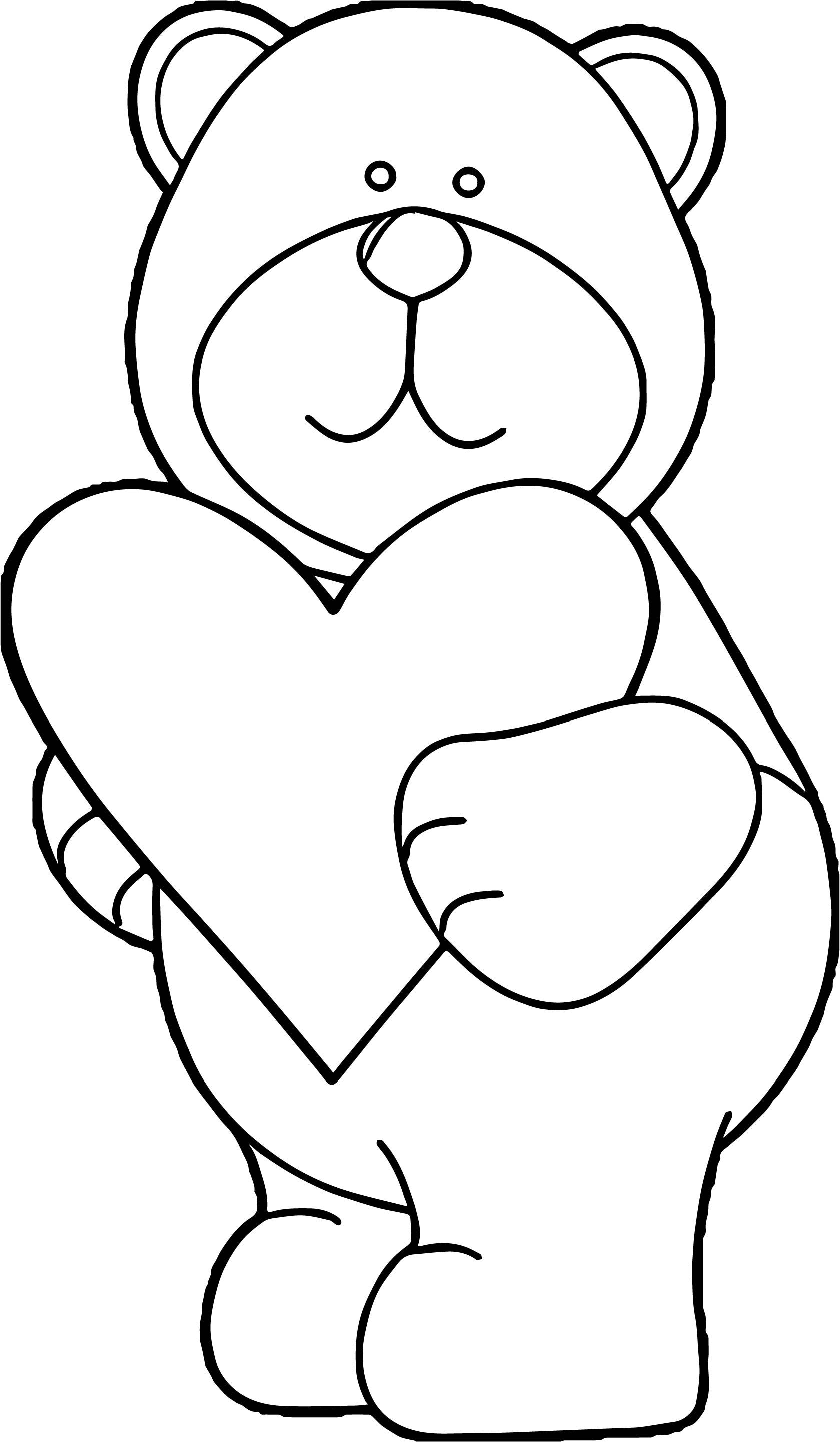 20+ Charming Valentines Bear Coloring Pages for Creative Kids