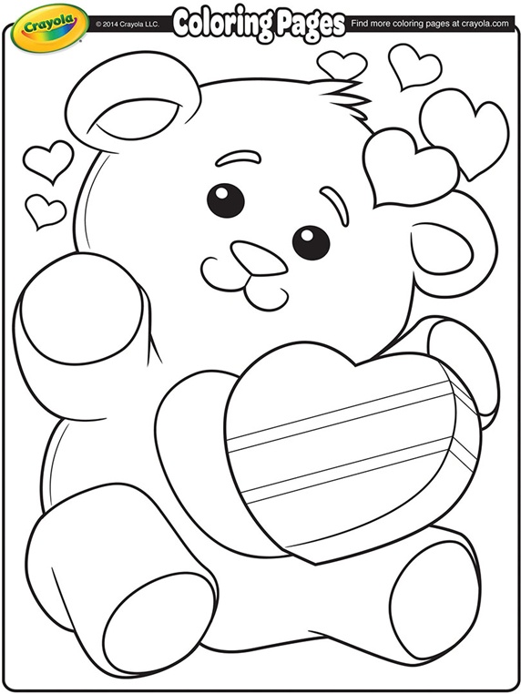 20+ Cute Valentines Bear Coloring Pages for Creative Kids