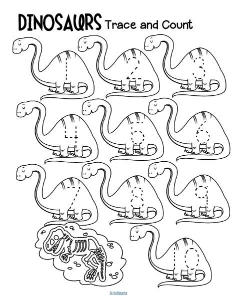 20+ Dinosaurs Color By Number for Kids Free Printable