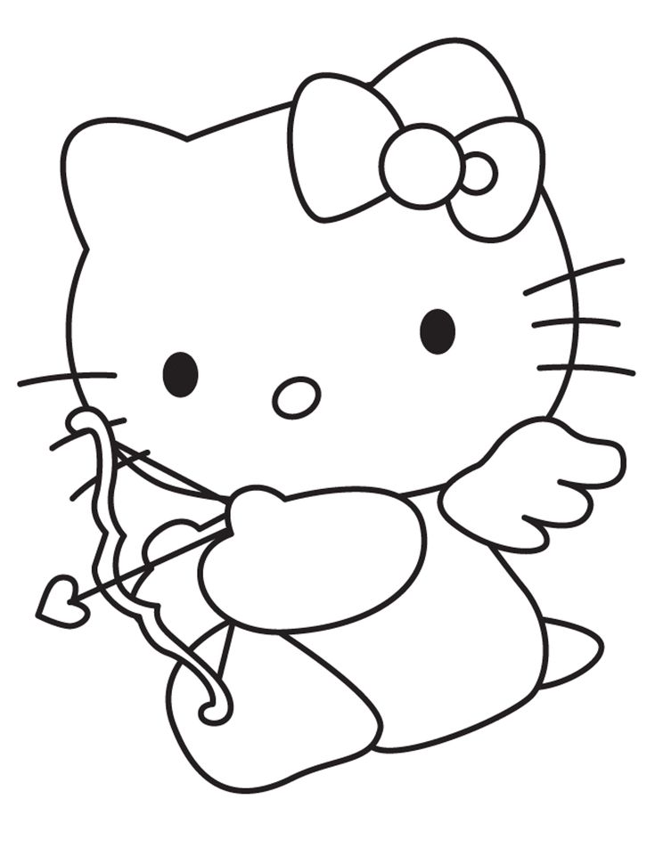 20+ Hello Kitty and Friends Valentine’s Coloring Pages with Love and Hearts