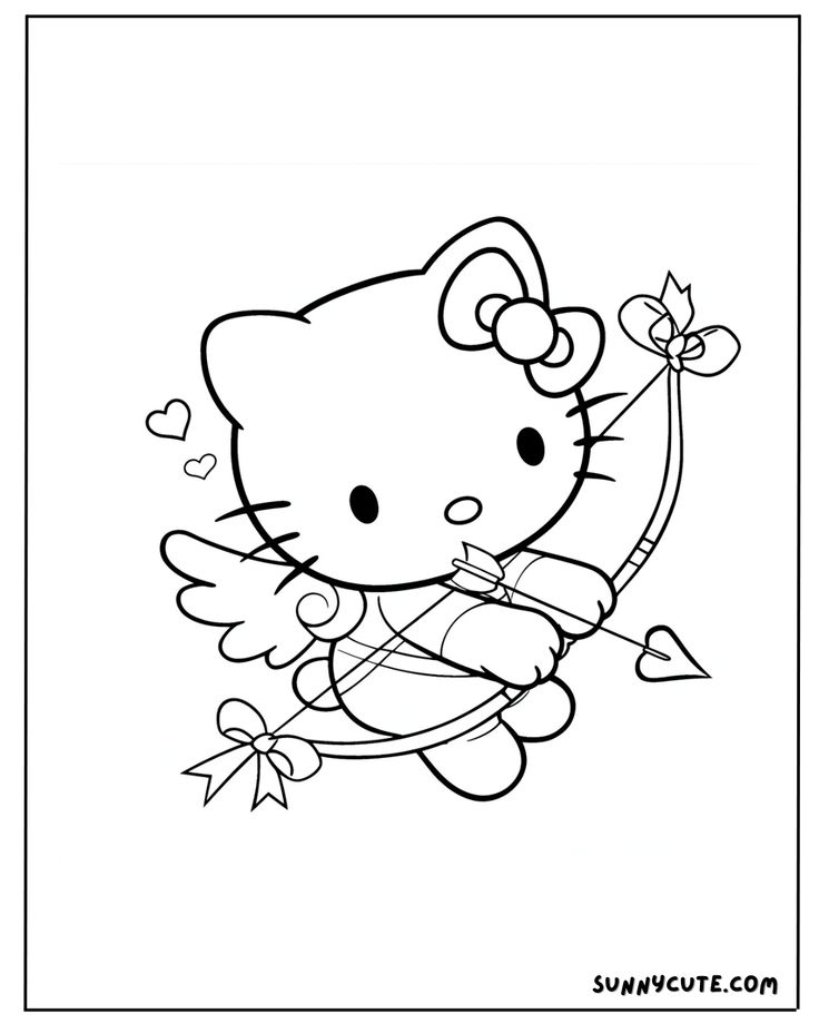 20+ Kids and Couples Will Love These Hello Kitty Valentine's Printables