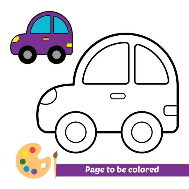 20+ 69+ Easy Cars Coloring Pages for Toddlers and Kids Activities