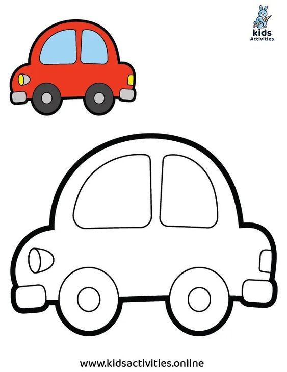 20+ 69+ Easy Cars Coloring Pages for Toddlers and Kids Activities